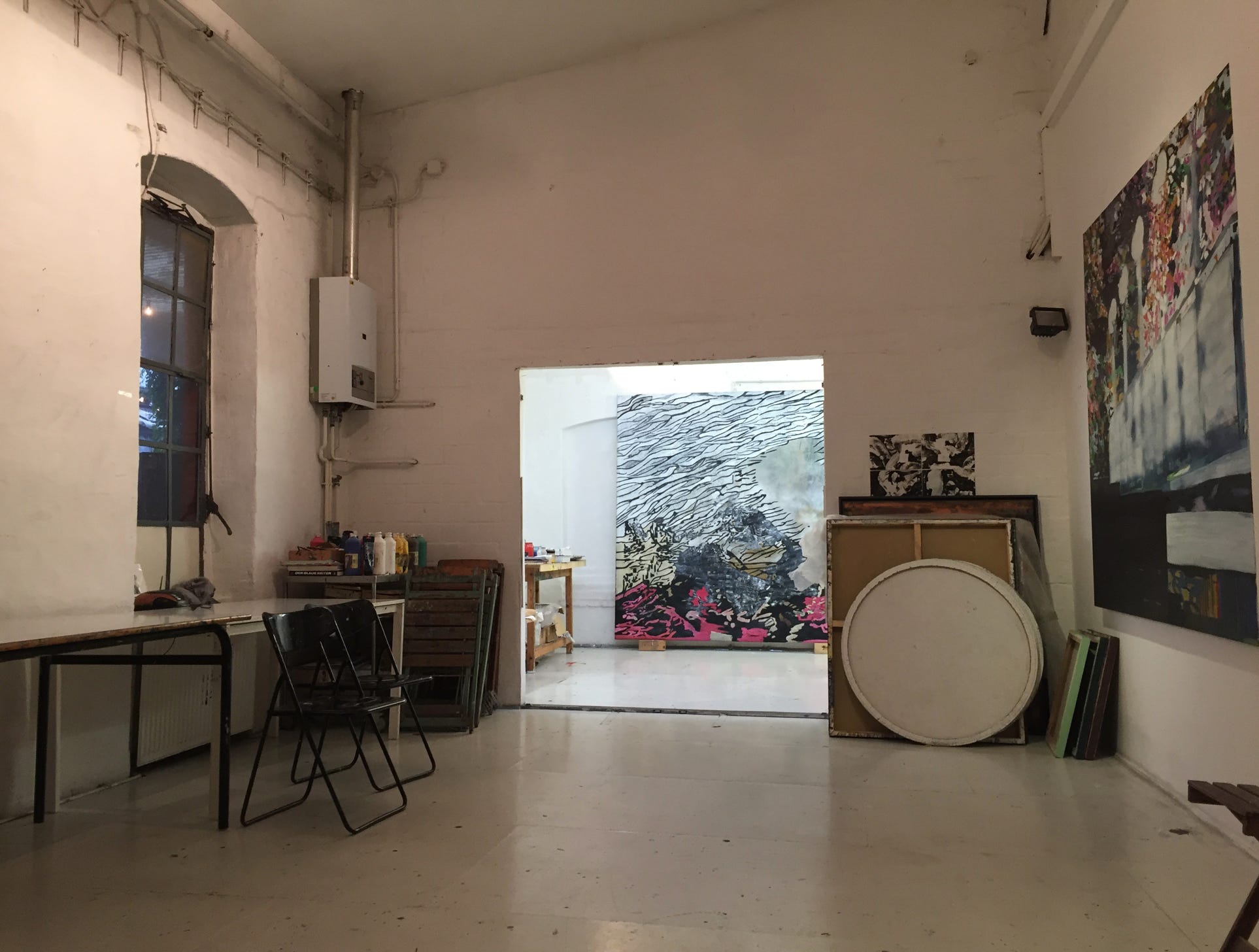 Blick Atelier Fidicinstr. Berlin