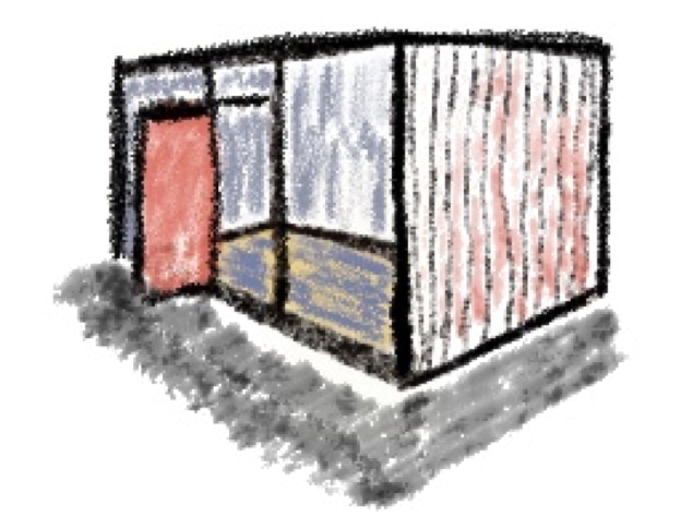 Szizze der BlackBox von au&szlig;en
