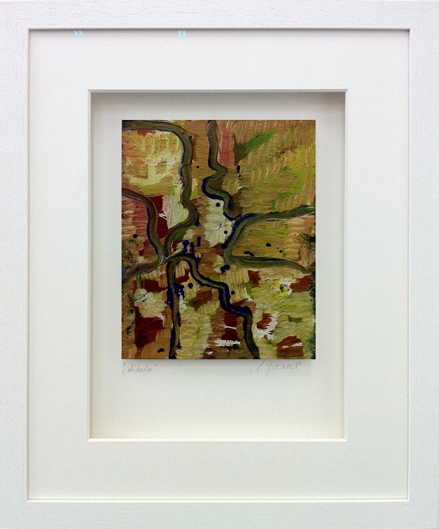 Anhelo VIII 21 x 26 cm &Ouml;l auf Malplatte Berlin 2012 