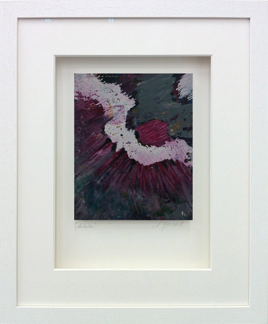 Anhelo  21 x 26 cm, &Ouml;l auf Malplatte Berlin 2012